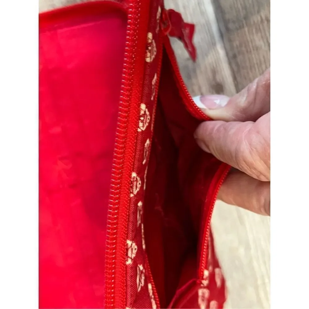 Vera Bradley "Nantucket Red" Hope‎ Toile Hidden Wristlet Wallet Quilted Fabric - Picture 3 of 8